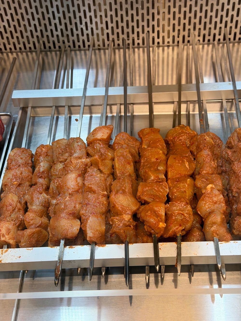 Brochetas de pollo
