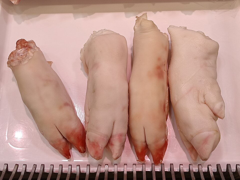 Pezuñas de cerdo